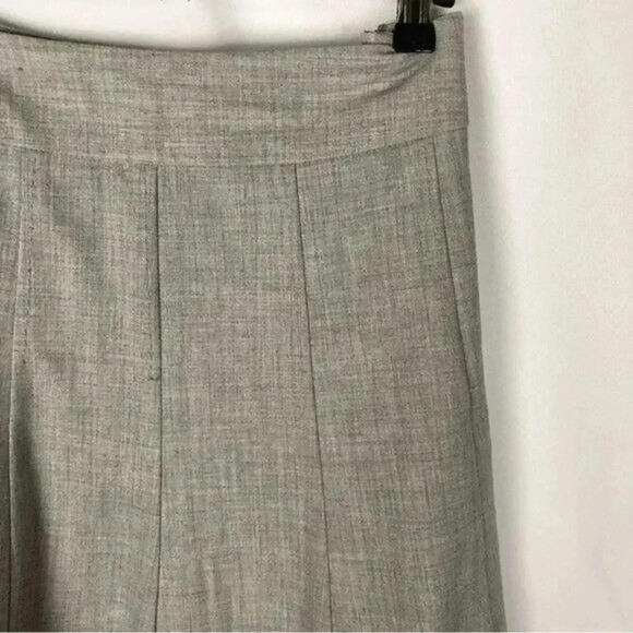 Rafaella Light Gray A-Line Midi Skirt 12 - Picture 3 of 4